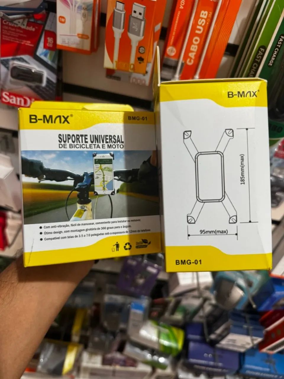 Suporte de Celular para Bike e Moto - BMG-01 - Foto 2