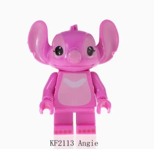 Boneco Stitch Angel Lego Compatível  - Foto 2