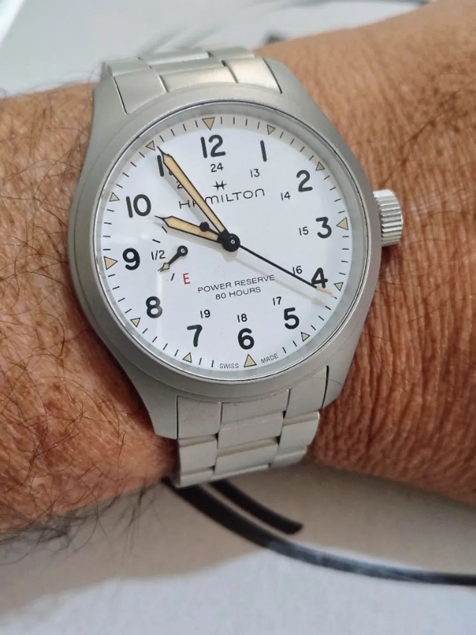 RELOGIO HAMILTON POWER RESERVE