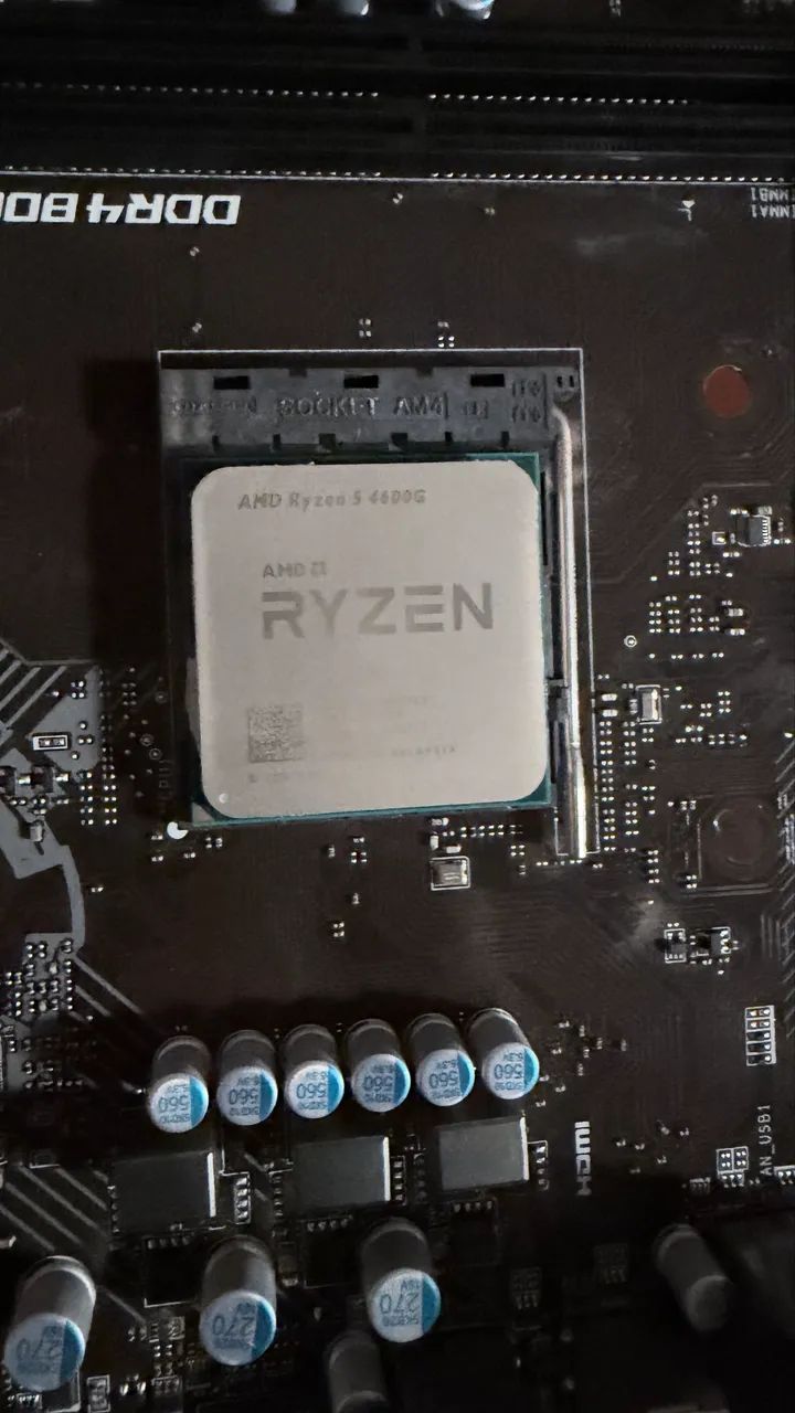 Placa mãe A320m + Ryzen 5 4600g - Foto 2