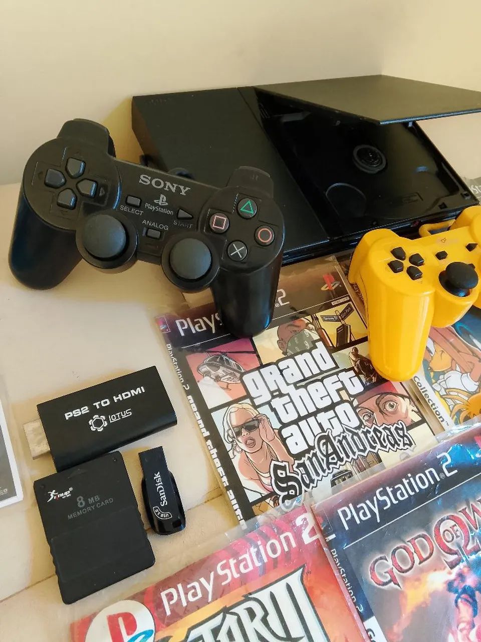 PS2 Playstation 2 Completo com Power Case e Lotado de Jogos - Foto 4