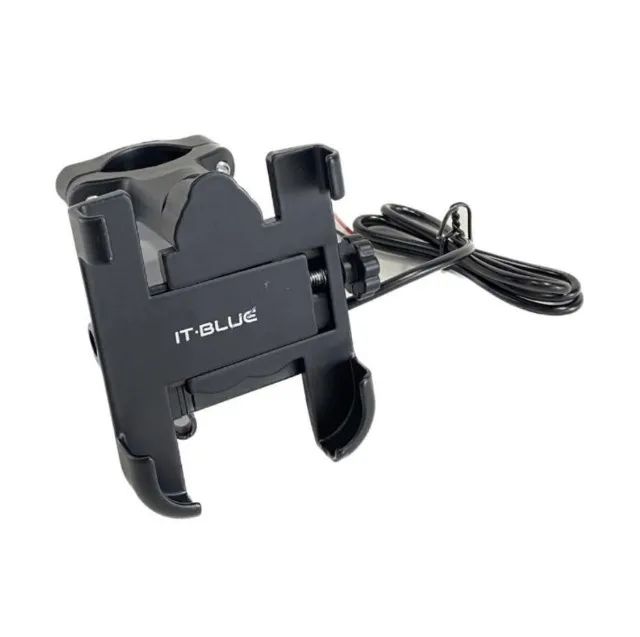 Suporte de Celular para Moto com carregador It-Blue - Foto 2