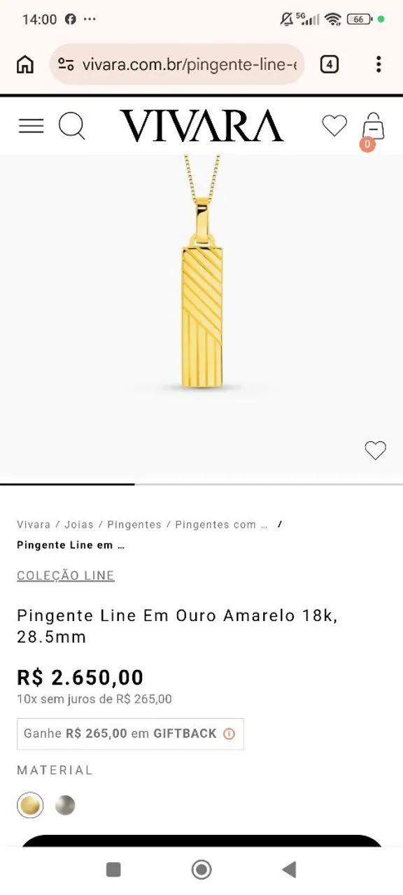 Cordão e Pingentes Vivara  - Foto 3
