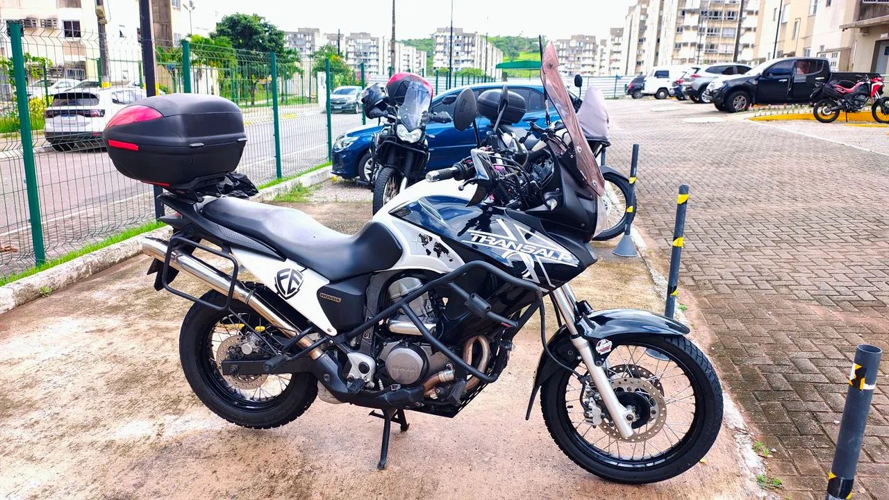 Transalp 2013 toda pronta pra viajar com vários acessórios - Foto 4