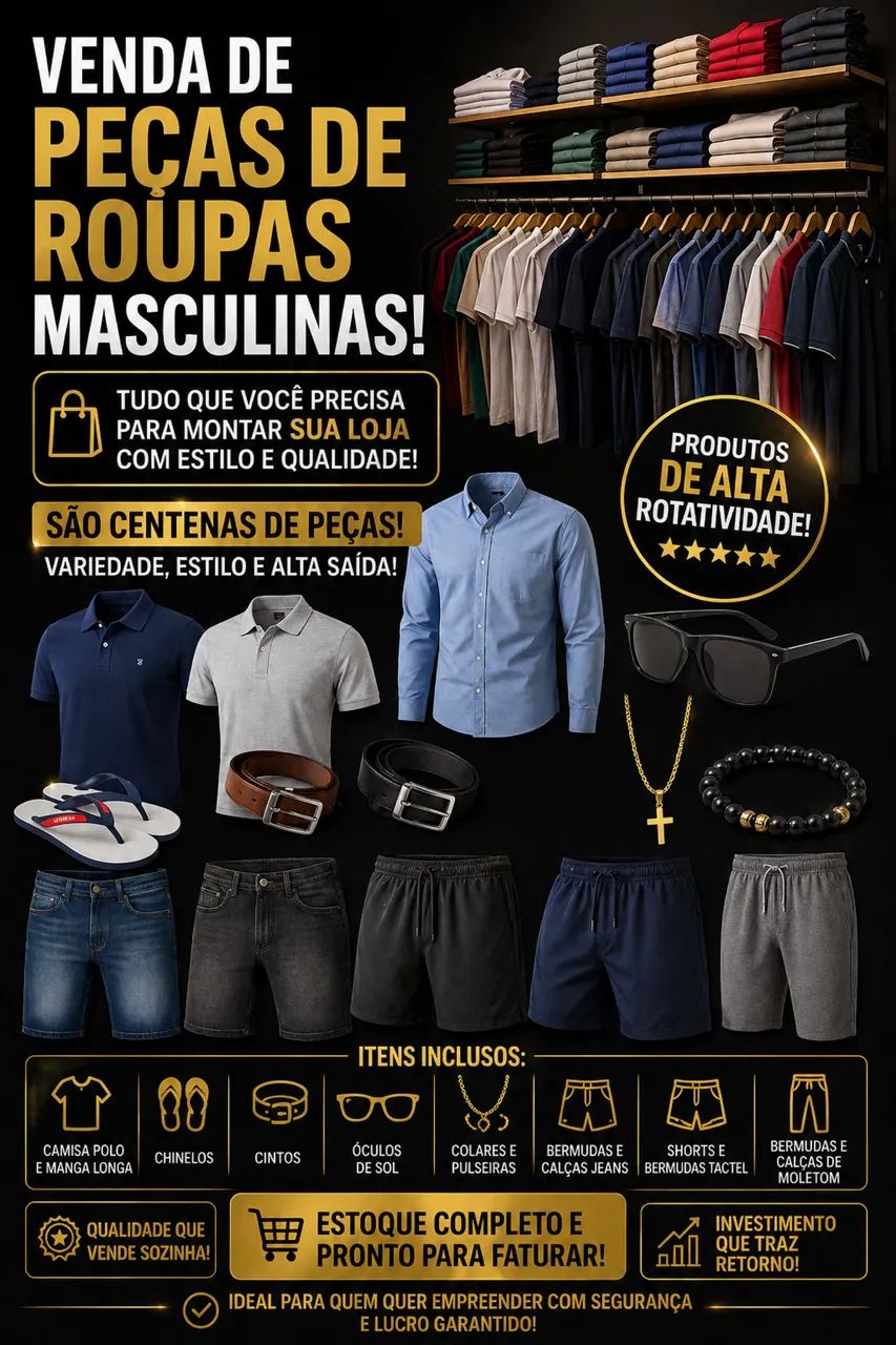 Estoque - Roupas Masculinas
