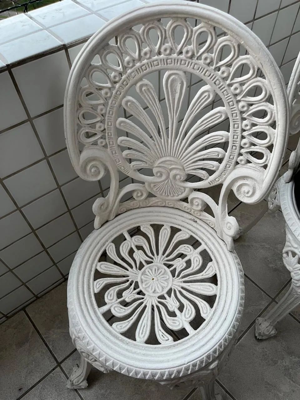 Conjunto mesa e 4 cadeiras varanda - Foto 2