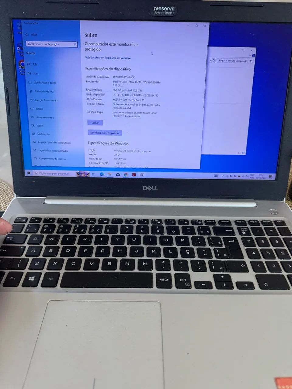 Notebook Dell