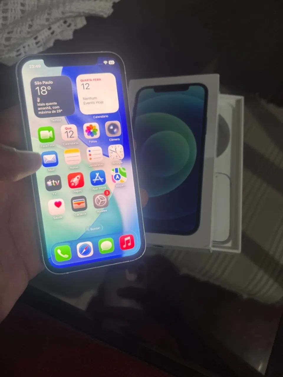 iPhone 12 128GB Branco - Ótimo estado + Caixa - Foto 2