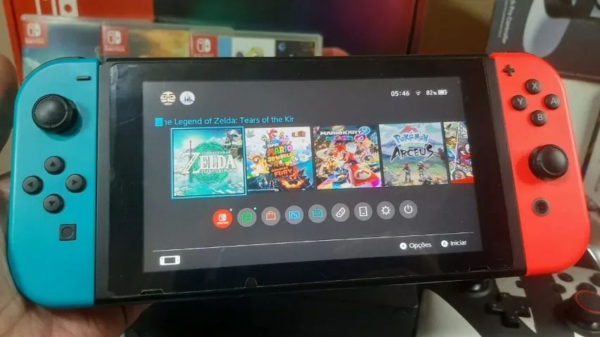 Nintendo Switch - Caixa e acessórios originais - Foto 4