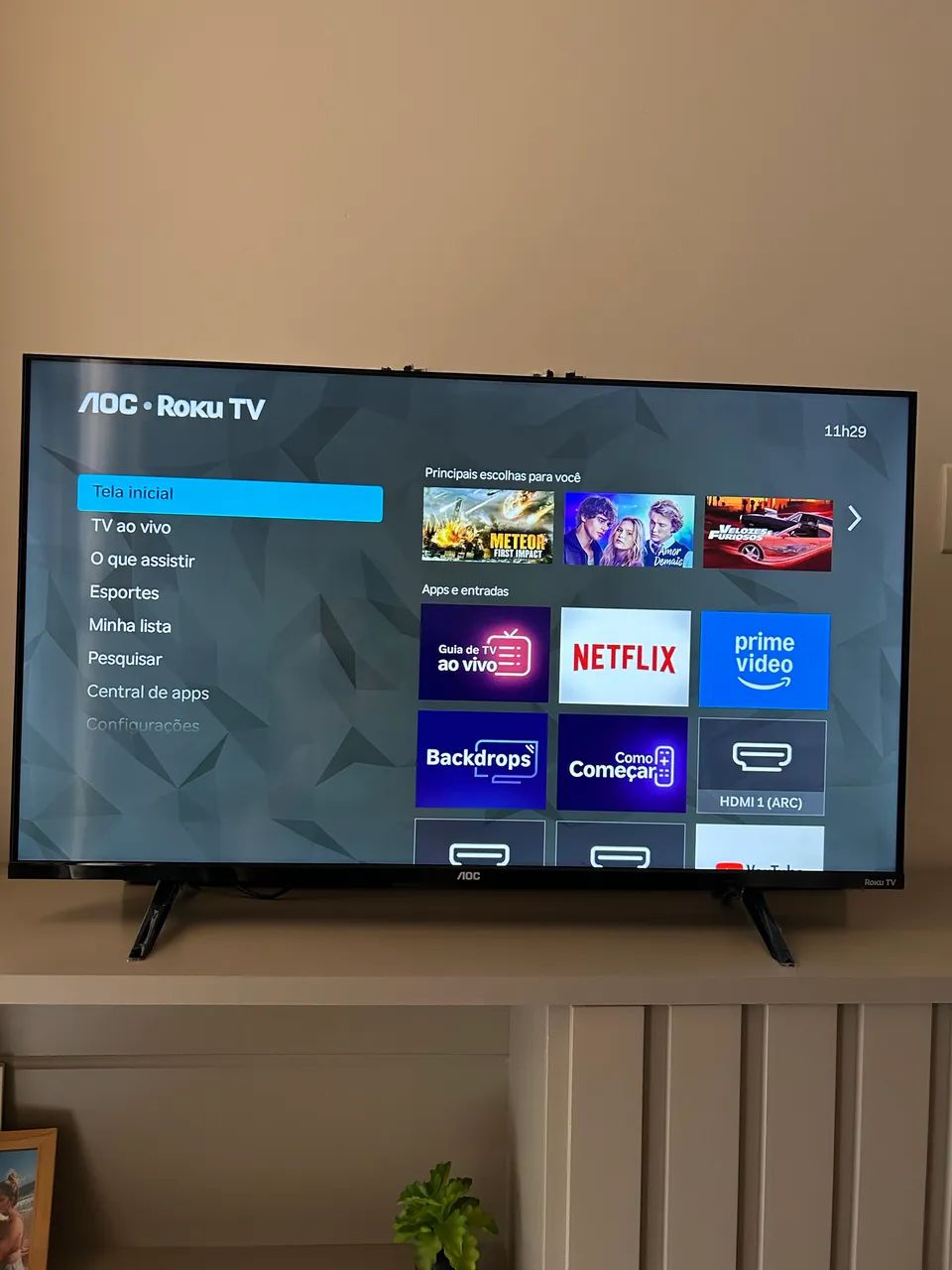 Tv Smart AOC 40 polegadas- Nova 1 ano de garantia  - Foto 2