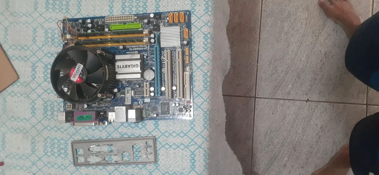 Kit Placa mãe processador core 2 Duo, com 4 Gb RAM  - Foto 4
