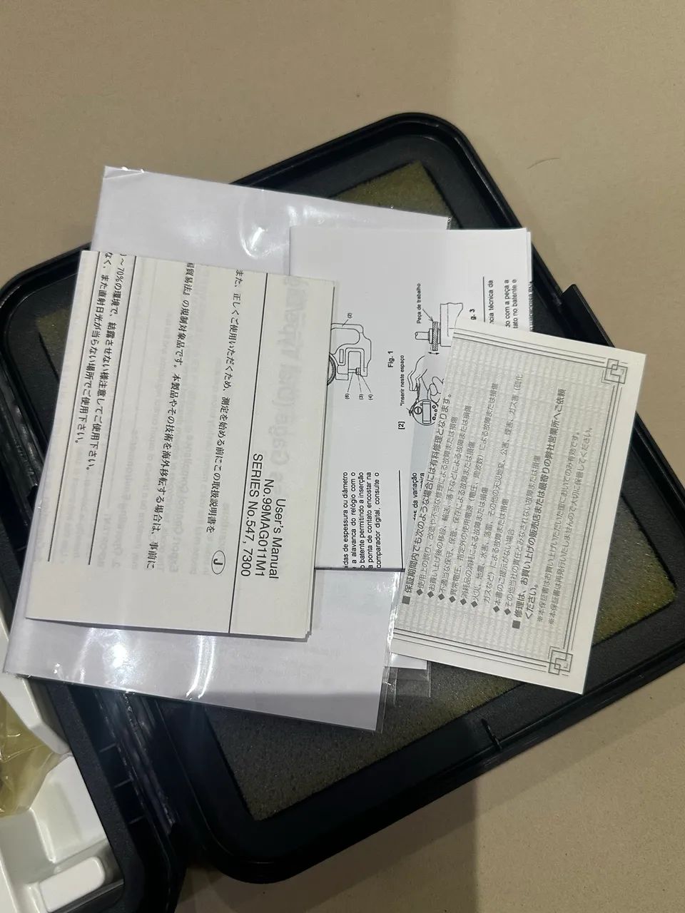 Medidor de espessura mitutoyo 7360 - Foto 3