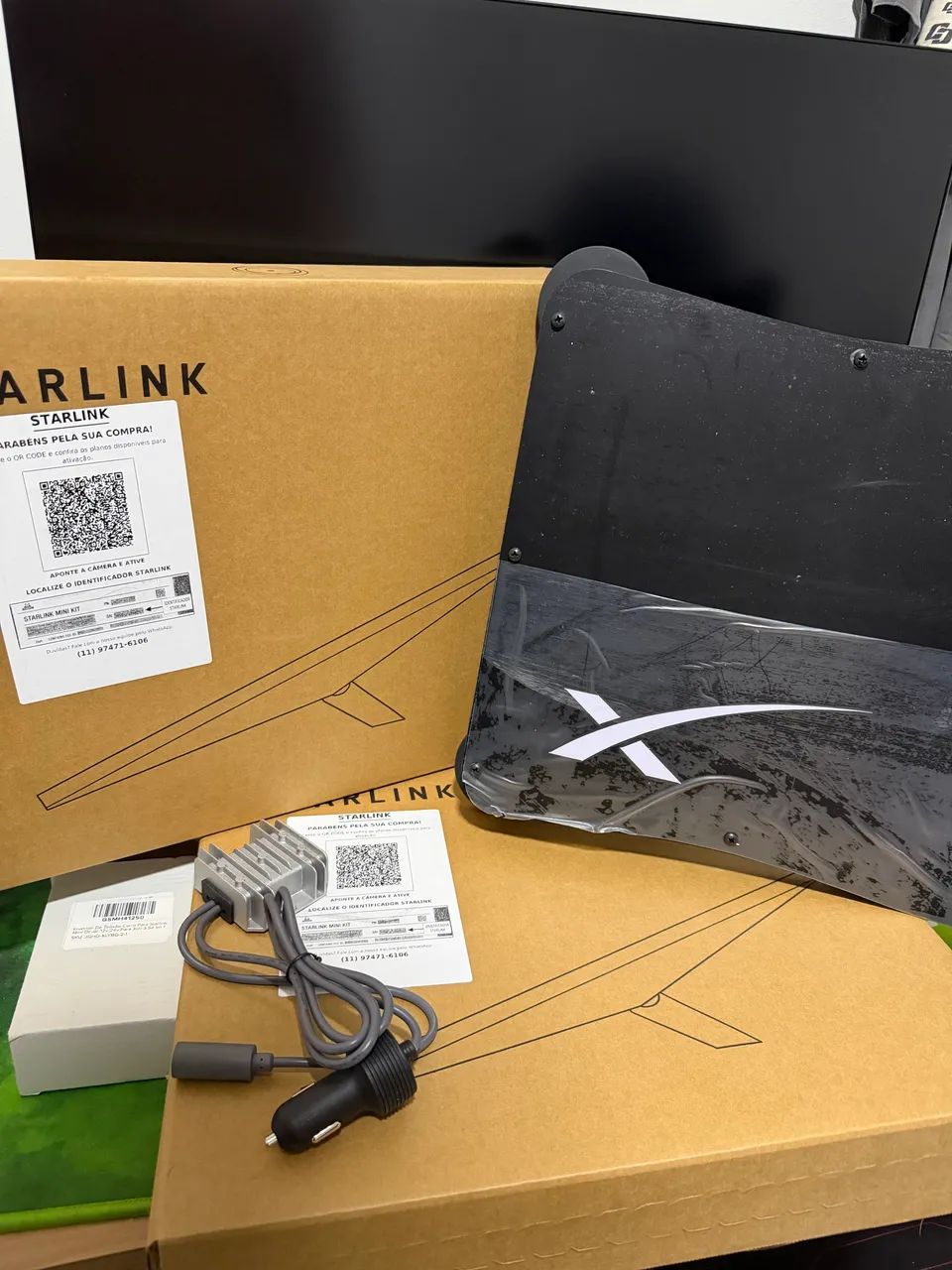 KIT STARLINK + CASE + INVERSOR COMPLETO