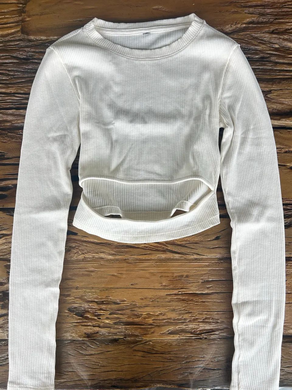 Manga Longa Cropped 