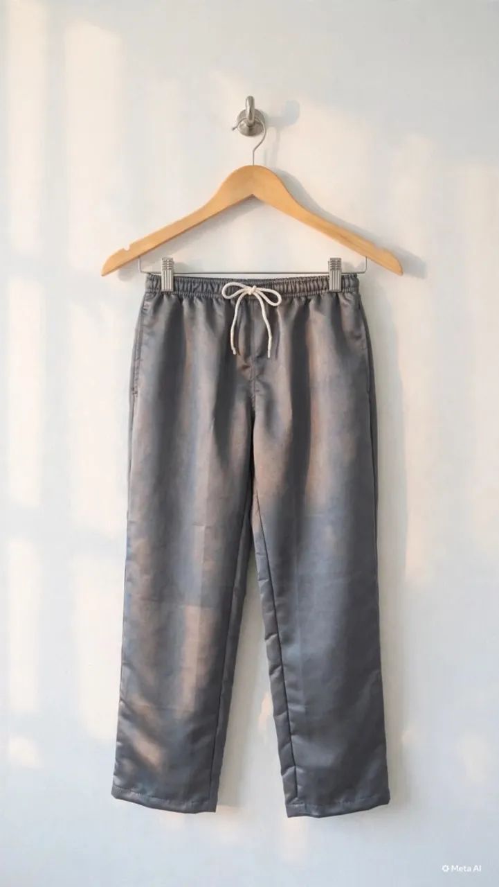 Calça Tactel Masculina Com Bolsos