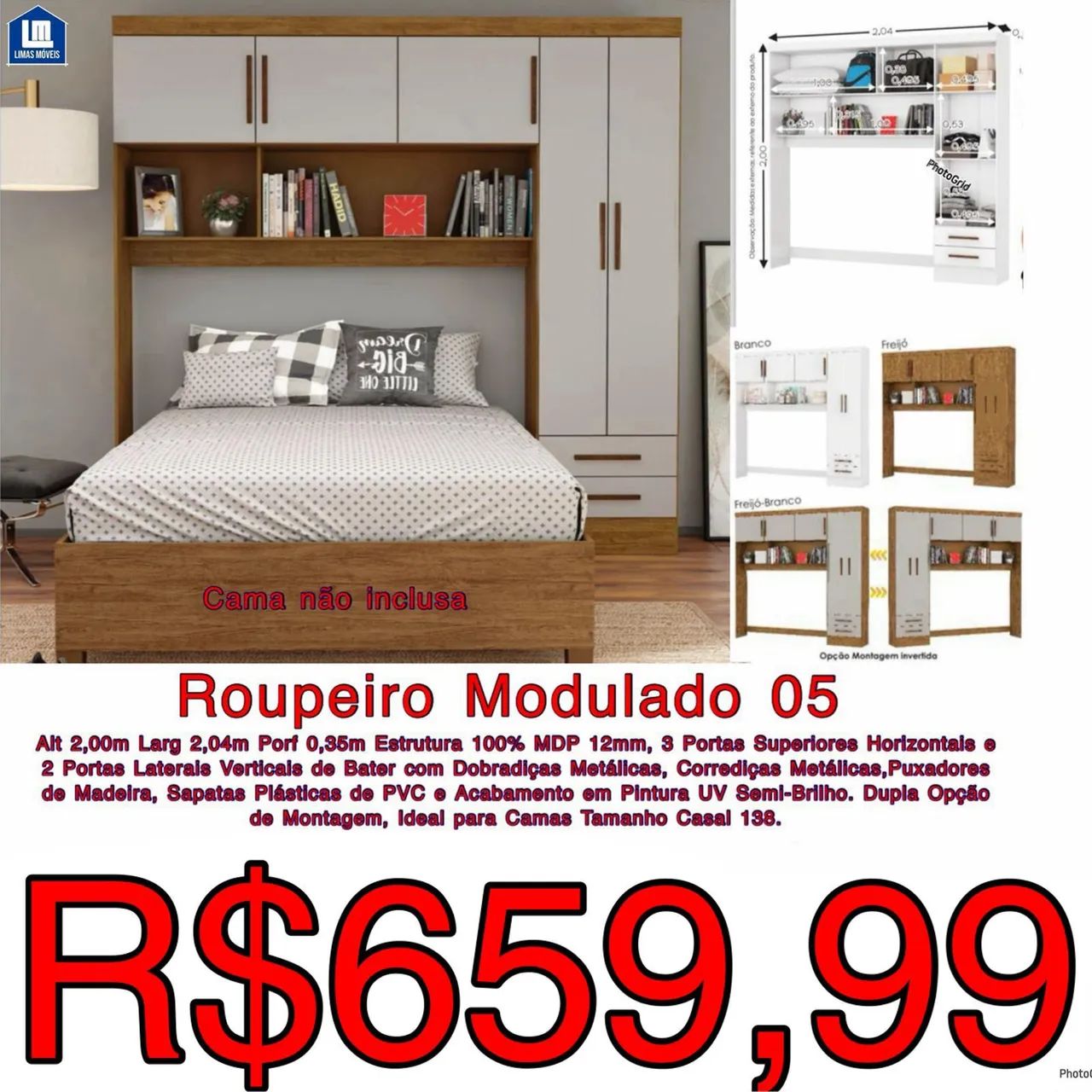 Lindos guarda roupa em promoção!!!
