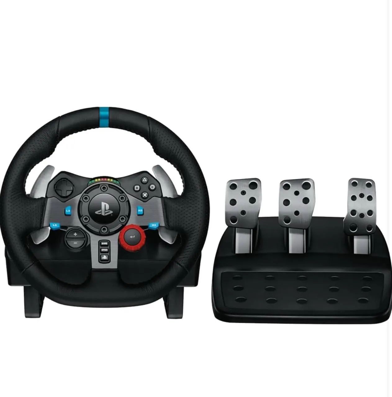 Volante Logitech G29 Driving Force e Pedais com Force Feedback para PS5, PS4, PS3 e PC - Foto 4