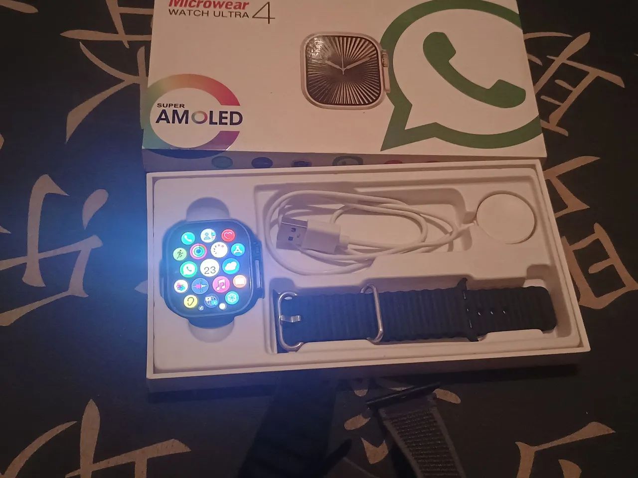 Relógio smartwatch ultra 4 - Foto 2