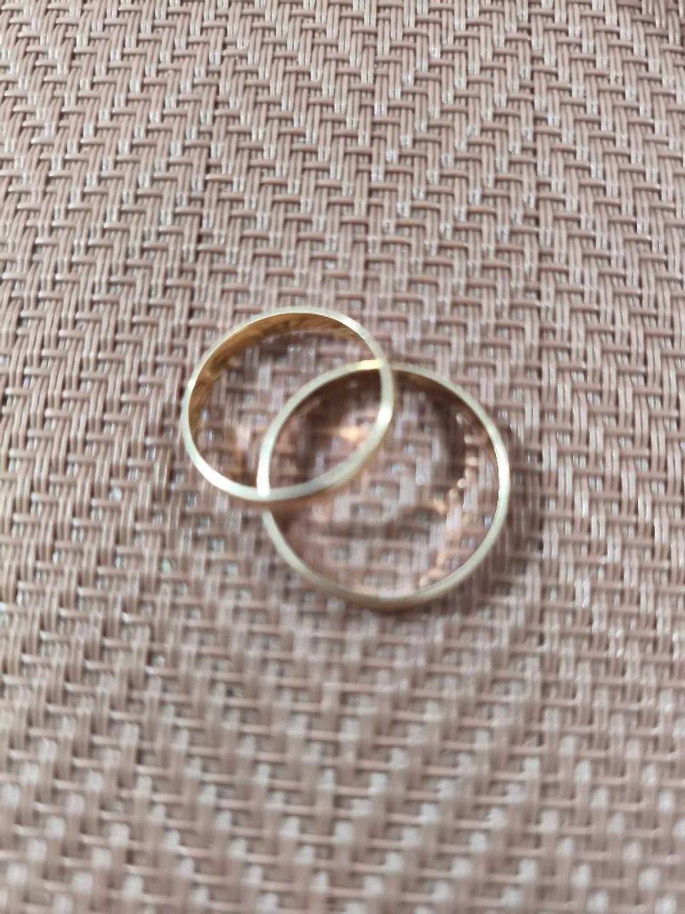 VENDO PAR DE ALIANÇA OURO !  - Foto 3