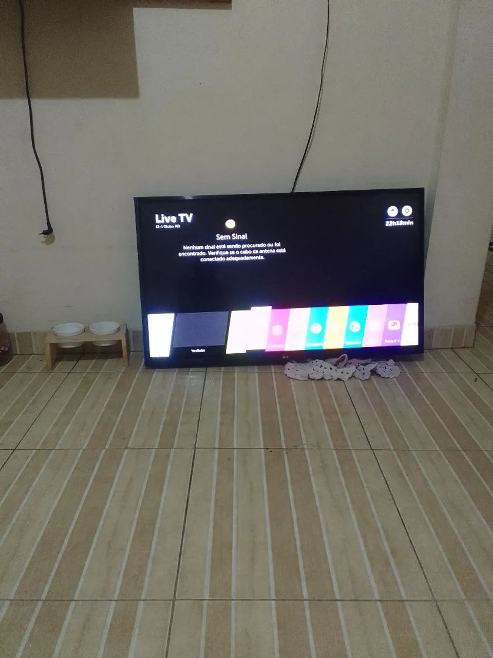 Tv smart lg 49 polegadas tv bem conservado funciona 