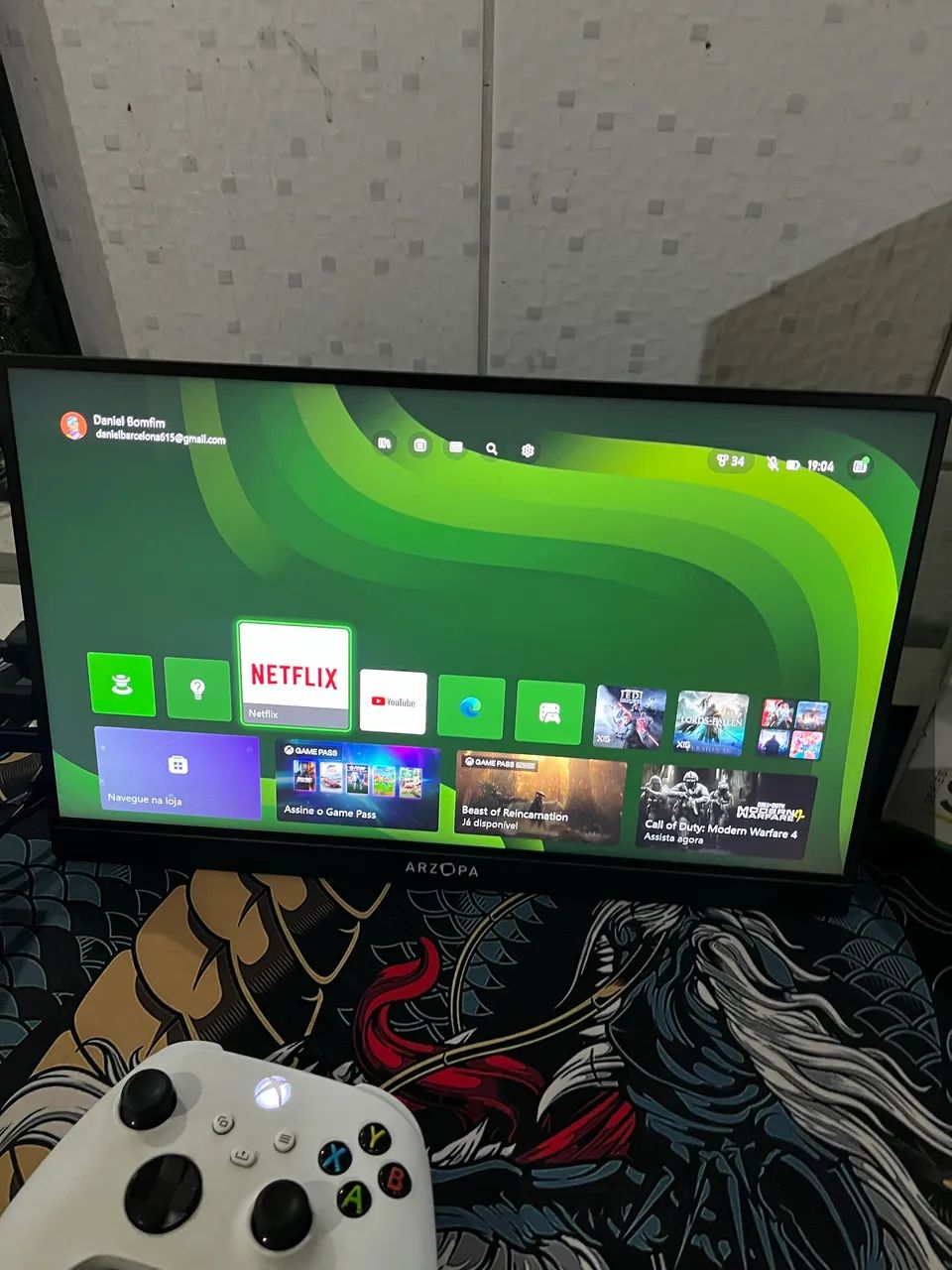Monitor Arzopa 144 Hz