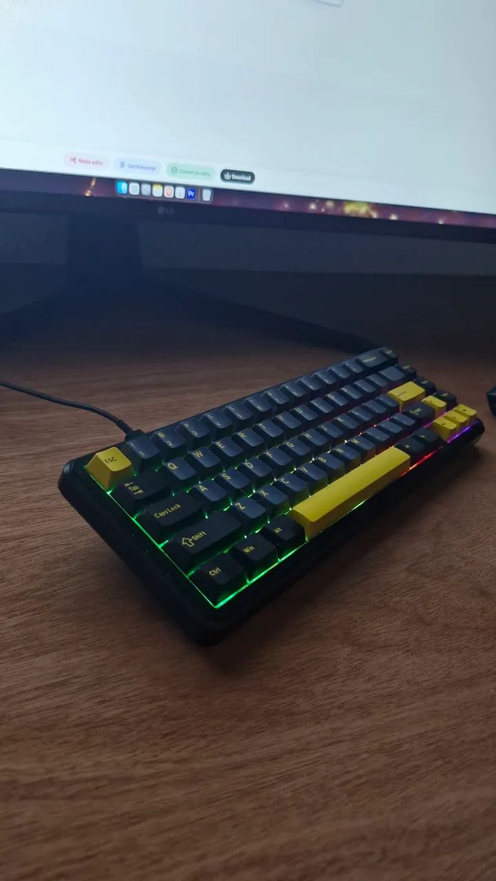 Teclado Mecânico Magnético Attack Shark X68 HE