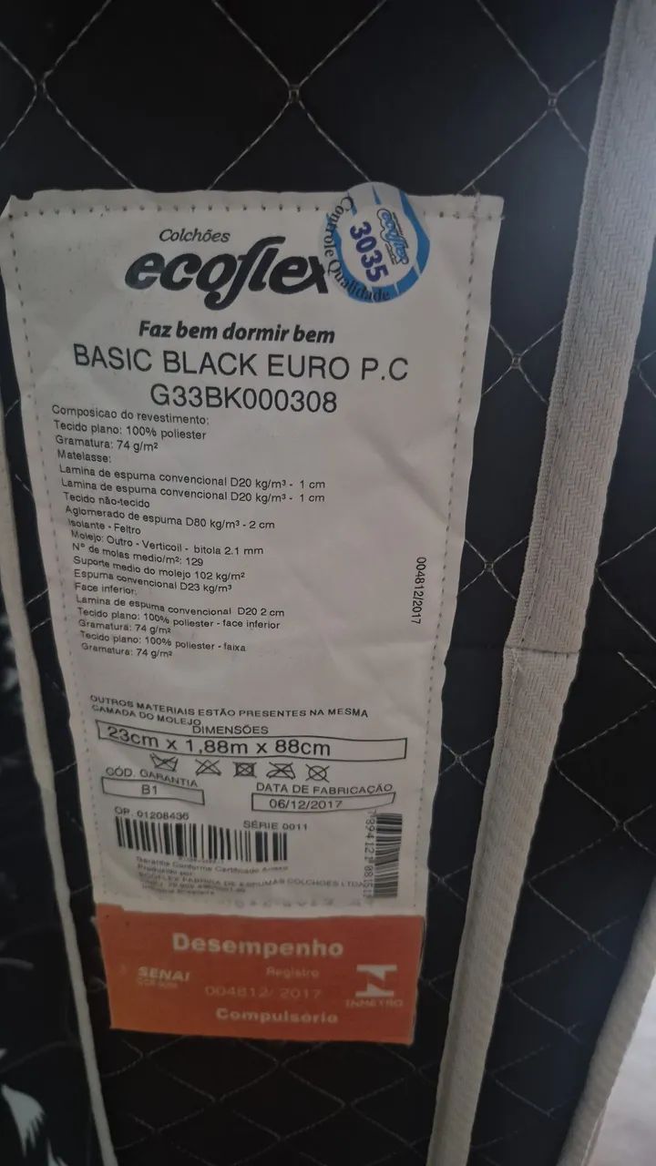 Cama solteiro colchão Ecoflex  - Foto 2