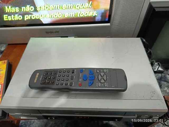 Vídeo Cassete SEMP (5 cabeças, com controle, mono) - Foto 4