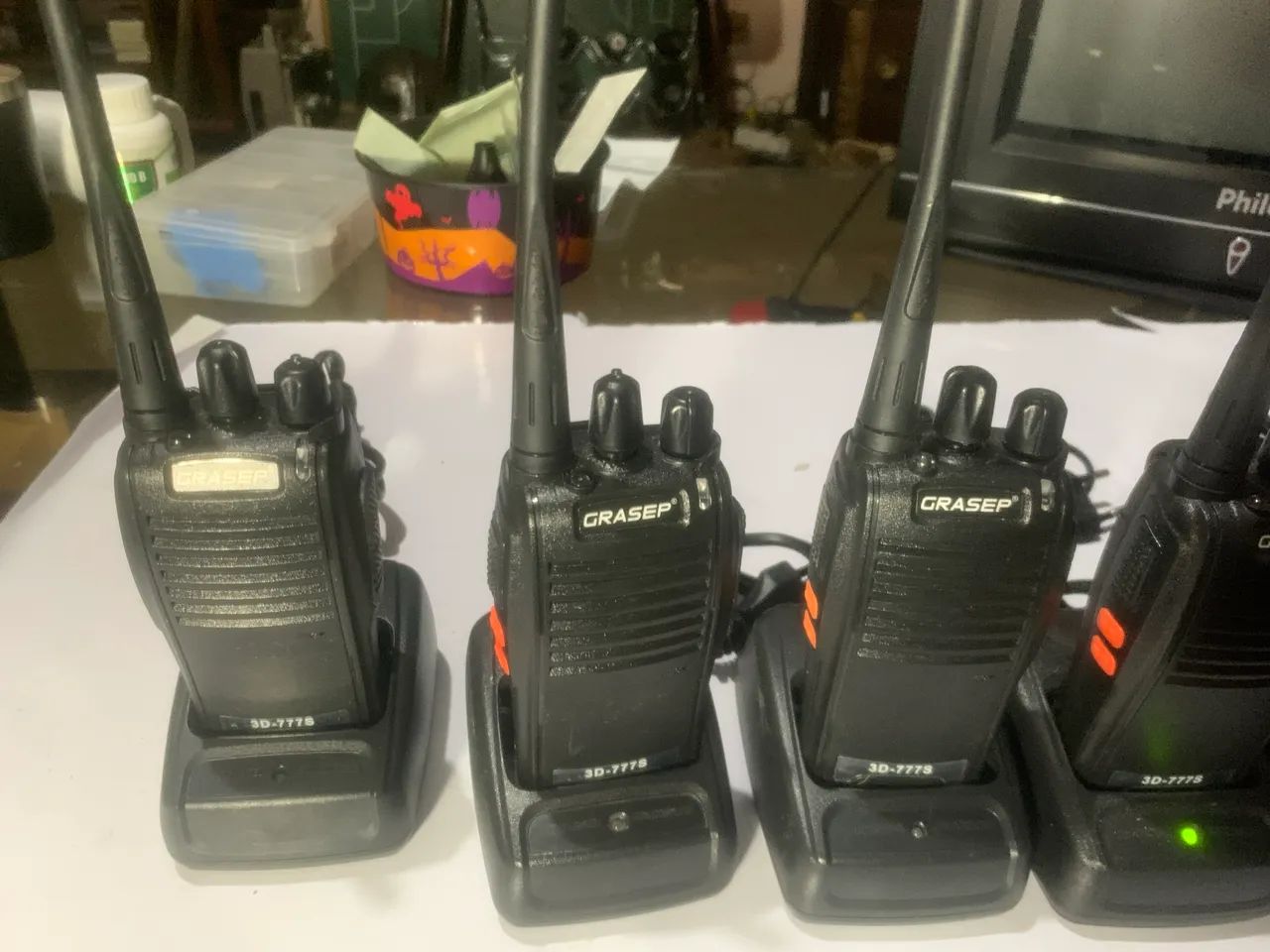 Seis walkie-talkie da marca Grasep - Foto 5