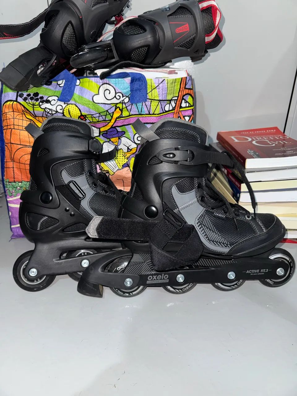 Kit 2 patins novos tamanho 42 e 35/38 - Foto 3