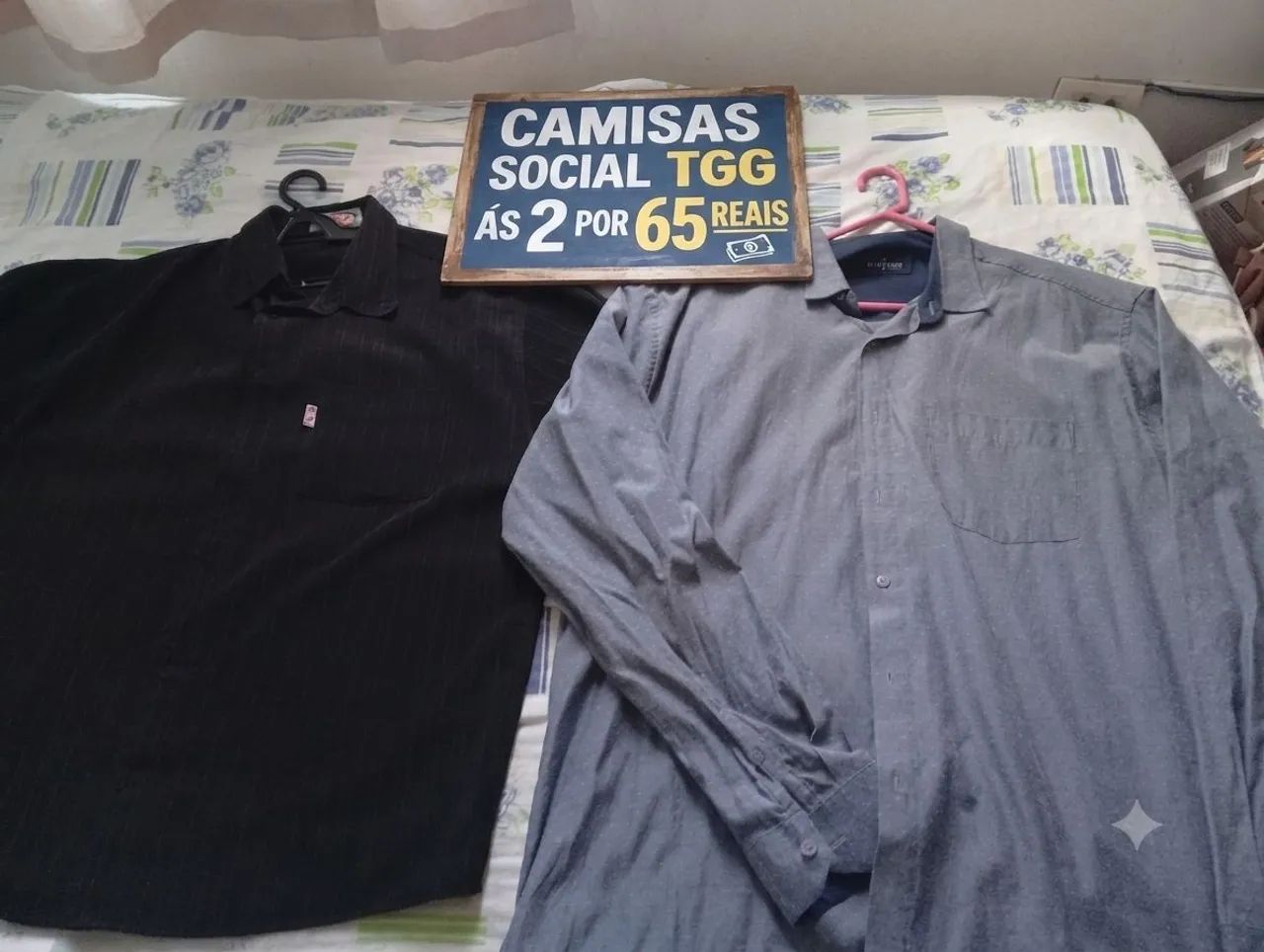 Desapego Masculino TGG camisas e short T48  - Foto 4