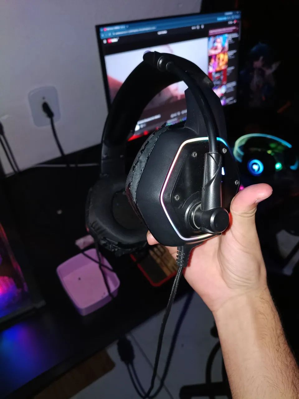 2 Fone gamer usado 