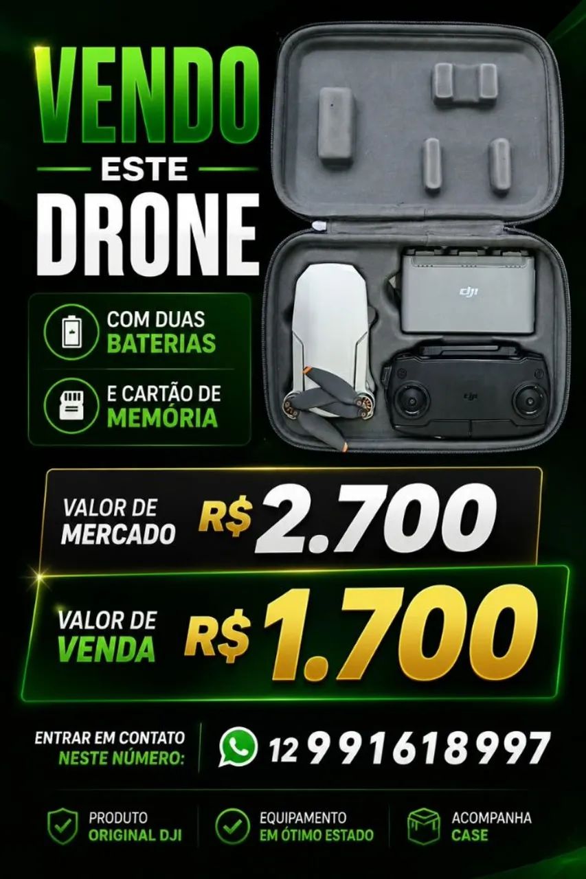 Drone super estado de novo 