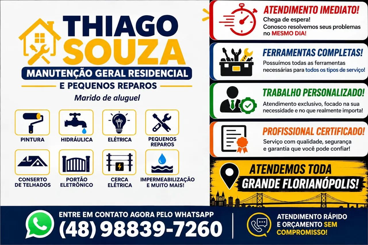 Serviço reparo residencial 