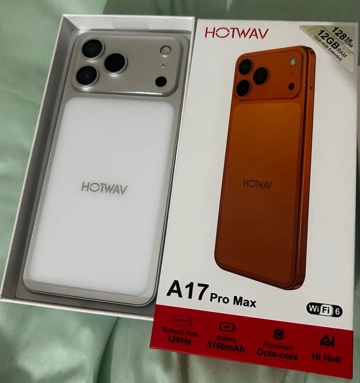 Smartphone Hotwav A17 128gb ou 64gb 