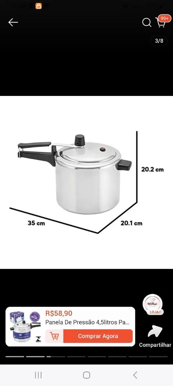 Panela de pressão  - Foto 2