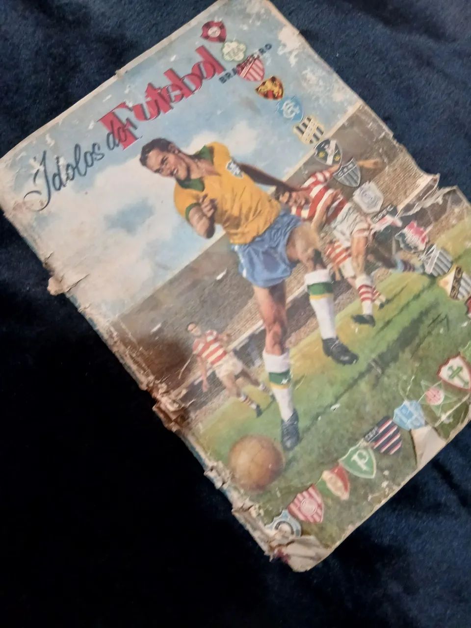 Album de figurinha ídolos da copa