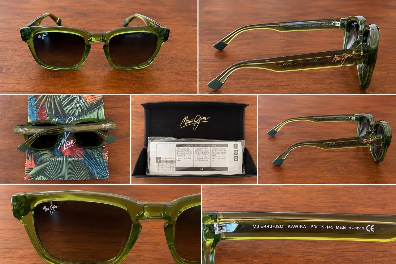 Óculos de Sol Maui Jim Polarizado - Verde - Foto 2