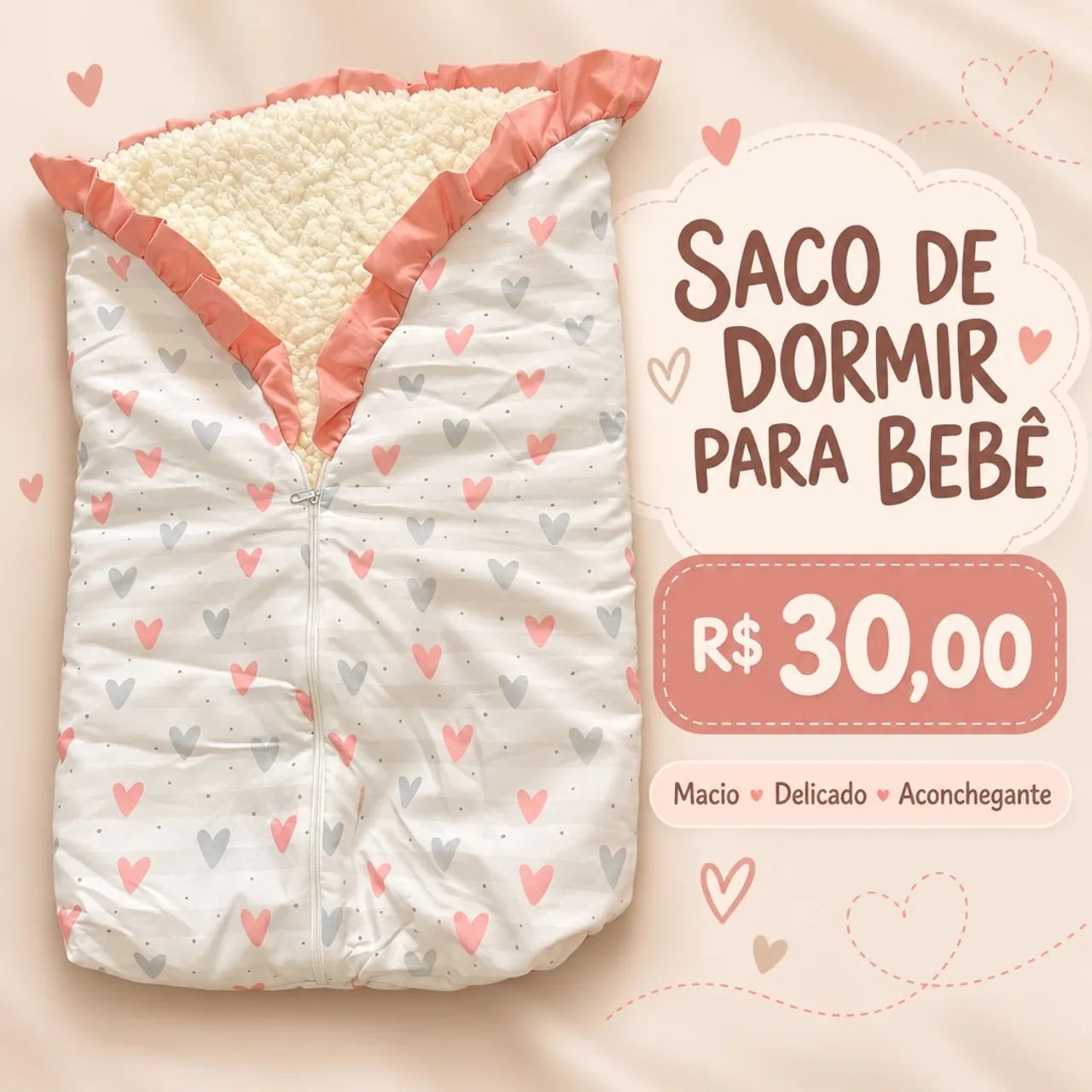 Saco de dormir para bebês
