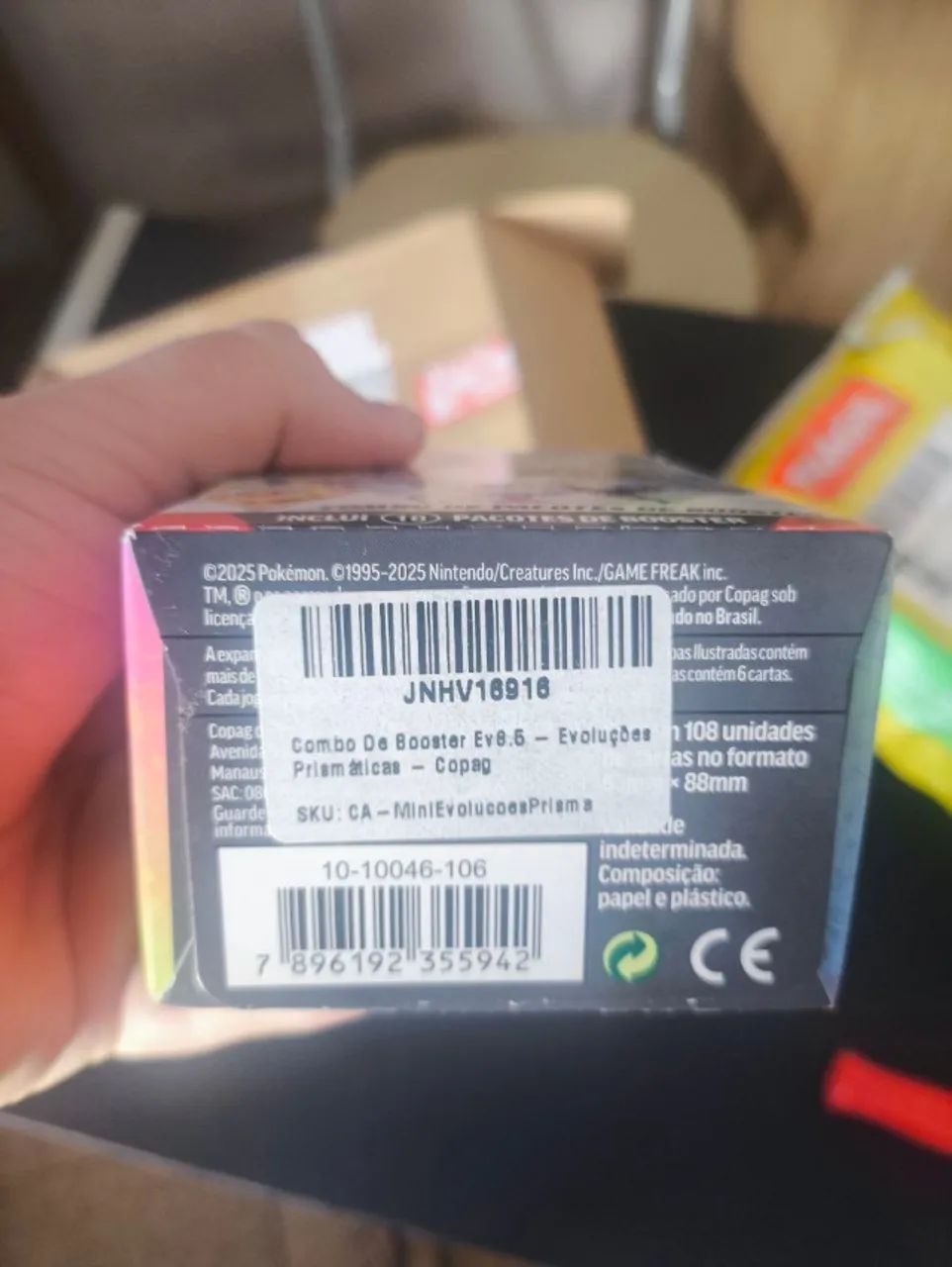 pokemon tcg - combo de booster evoluções prismaticas - Foto 4
