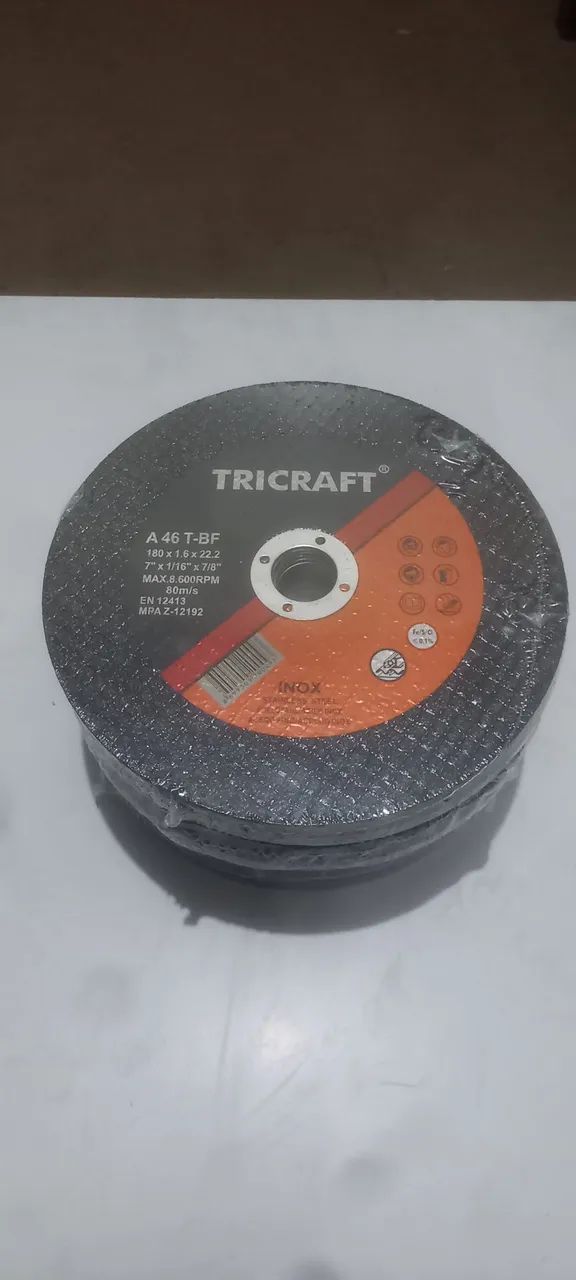 Disco de Corte de Precisão 7" X 1/16" X 7/8" para Esmerilhadeira 7 Polegadas