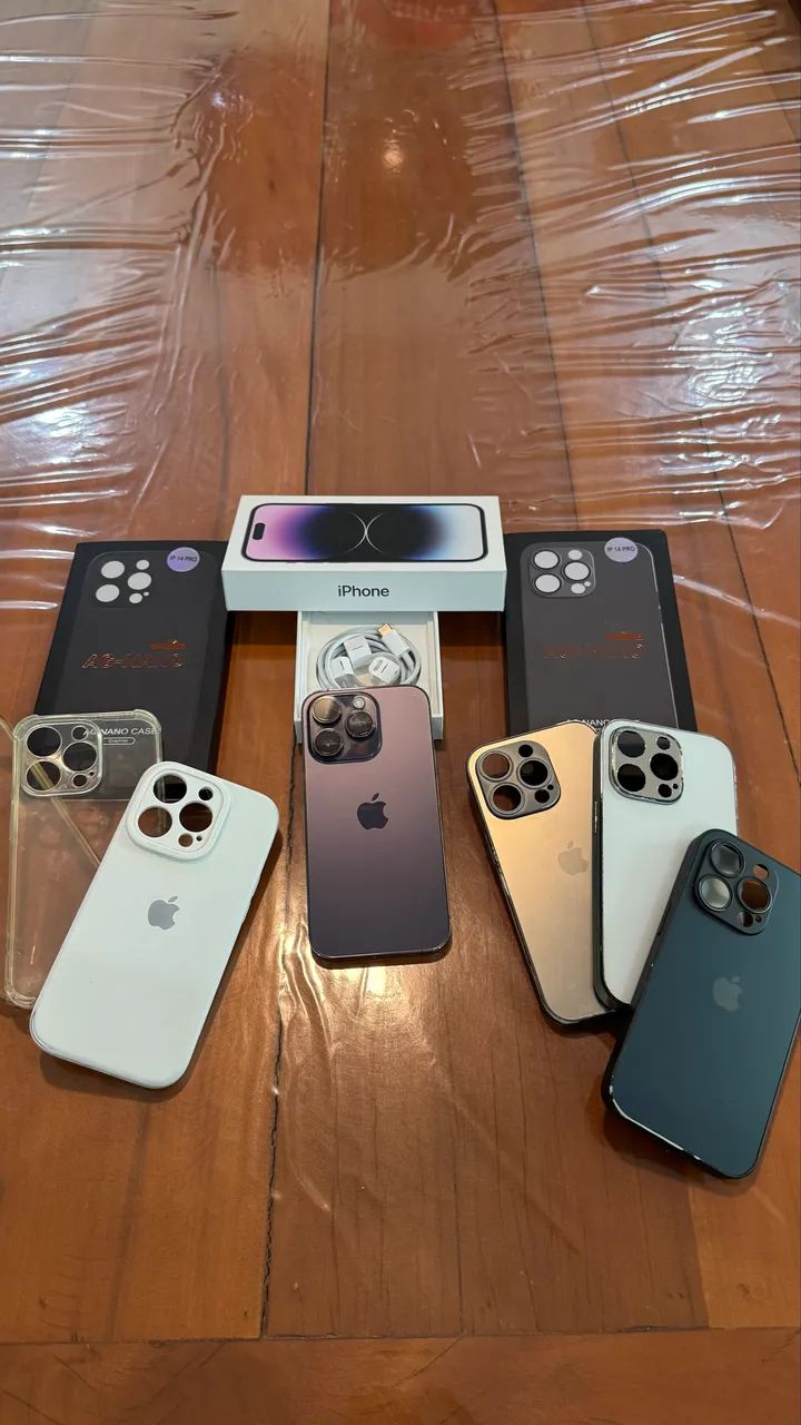 iPhone 14 Pro 256gb com caixa e cabo original - Foto 3