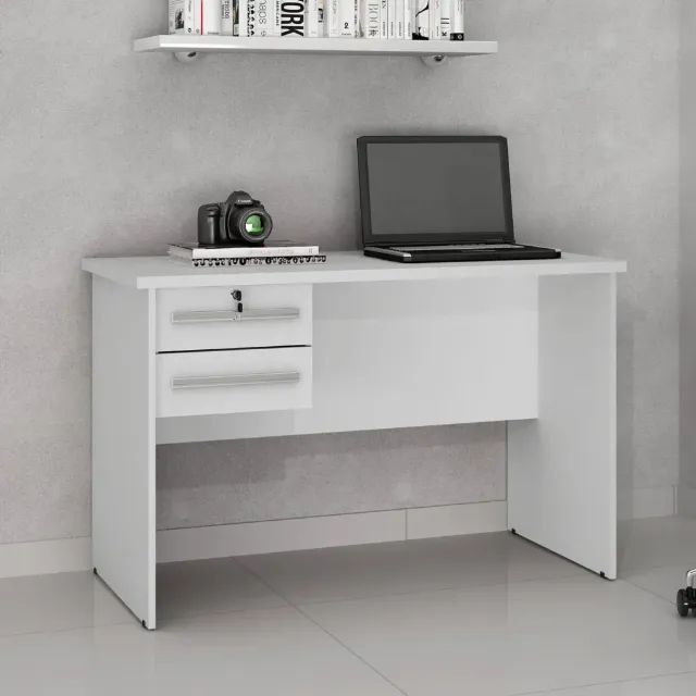 Mesa de Computador Byte Escrivaninha 2 Gavetas Valdemóveis