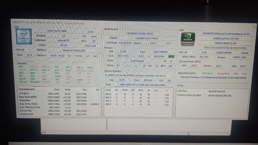 PC Gamer - Intel i5 + GTX 970 4GB + 12GB RAM + SSD 480GB - Foto 3