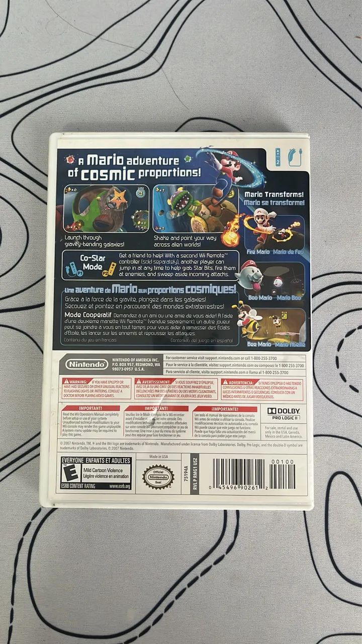 Jogo Super Mário Galaxy nintendo wii  - Foto 2