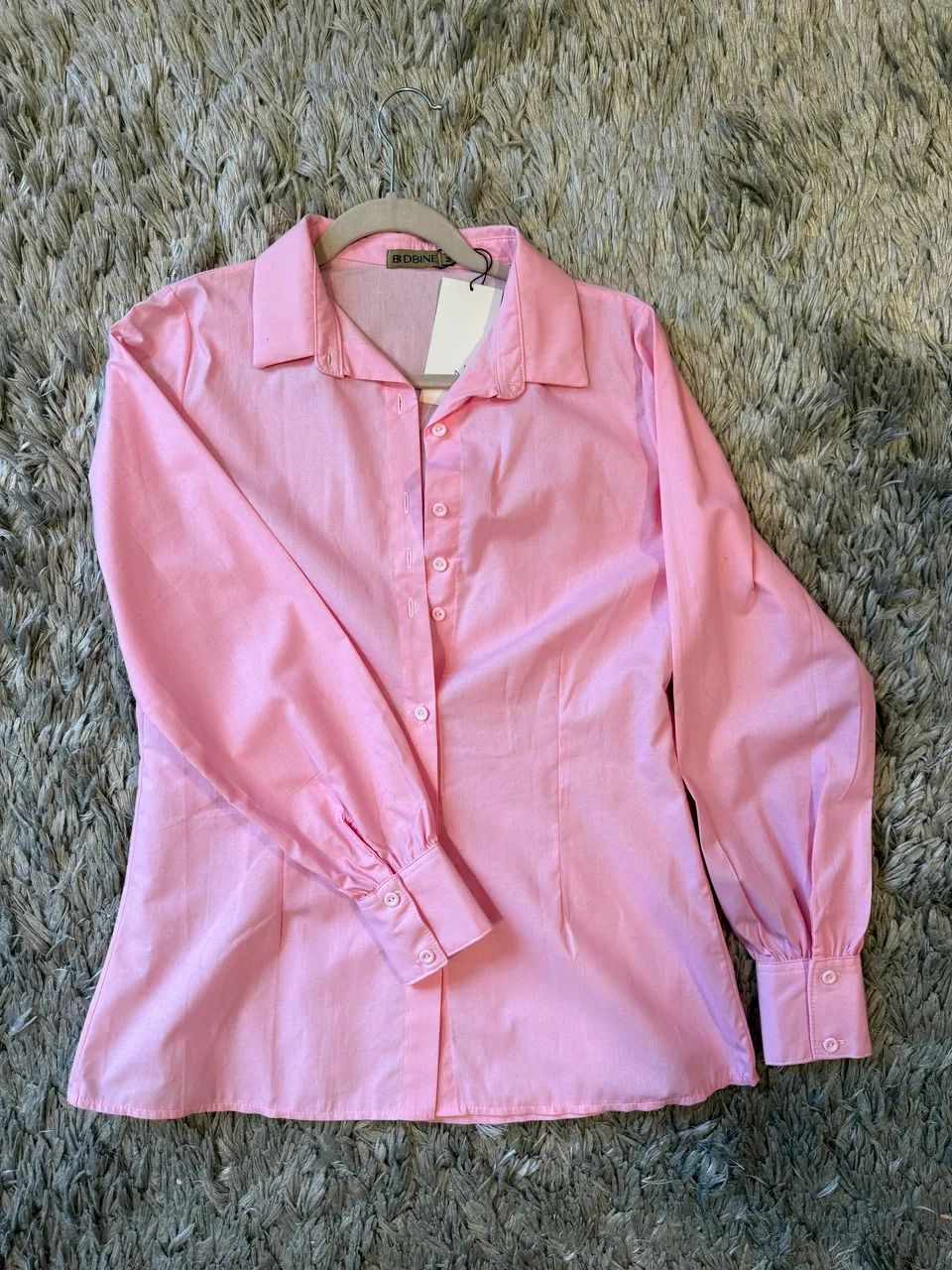 Camisa rosa feminina tamanho M nova