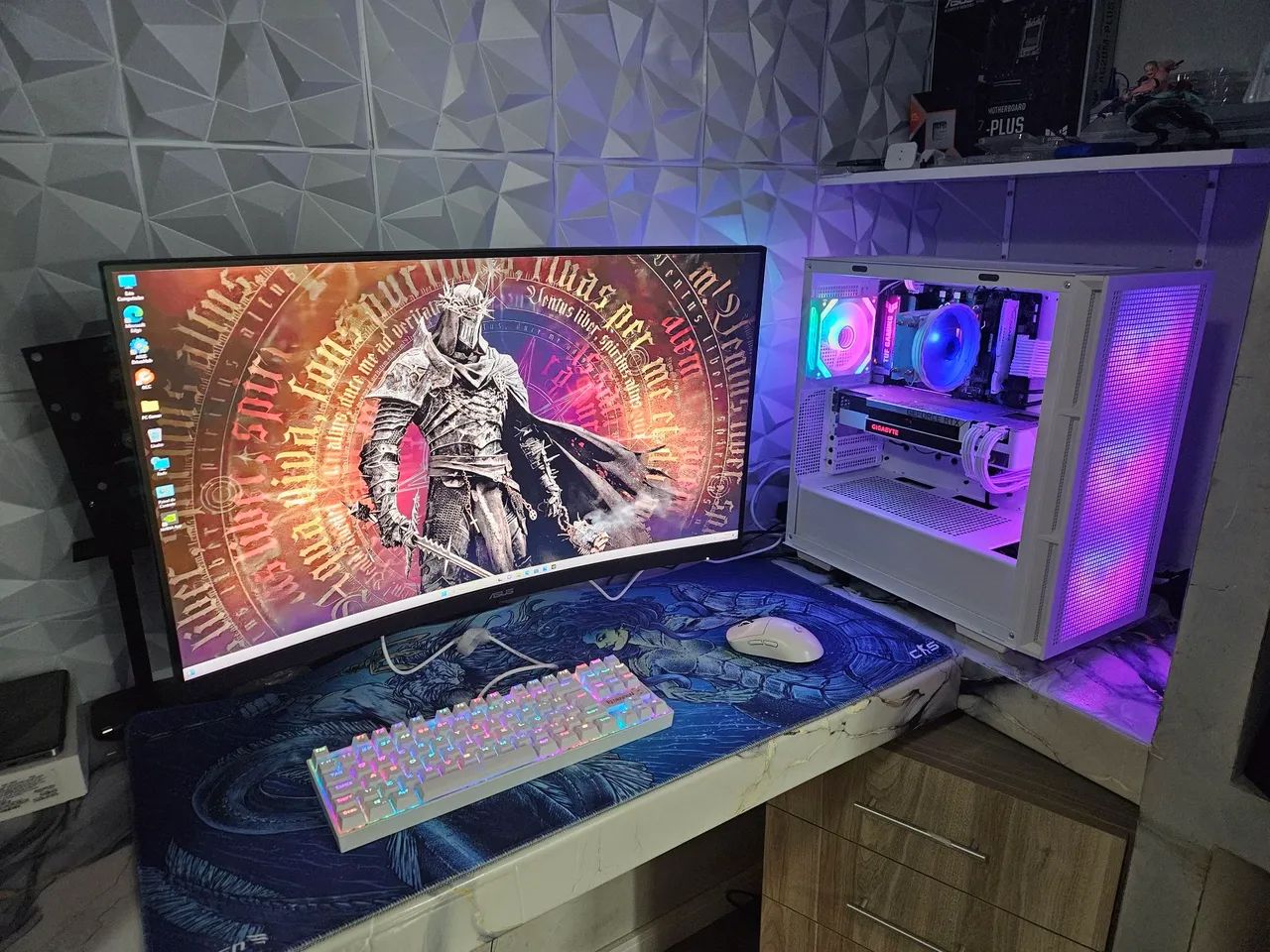 PC Gamer High-End Full White Completo 