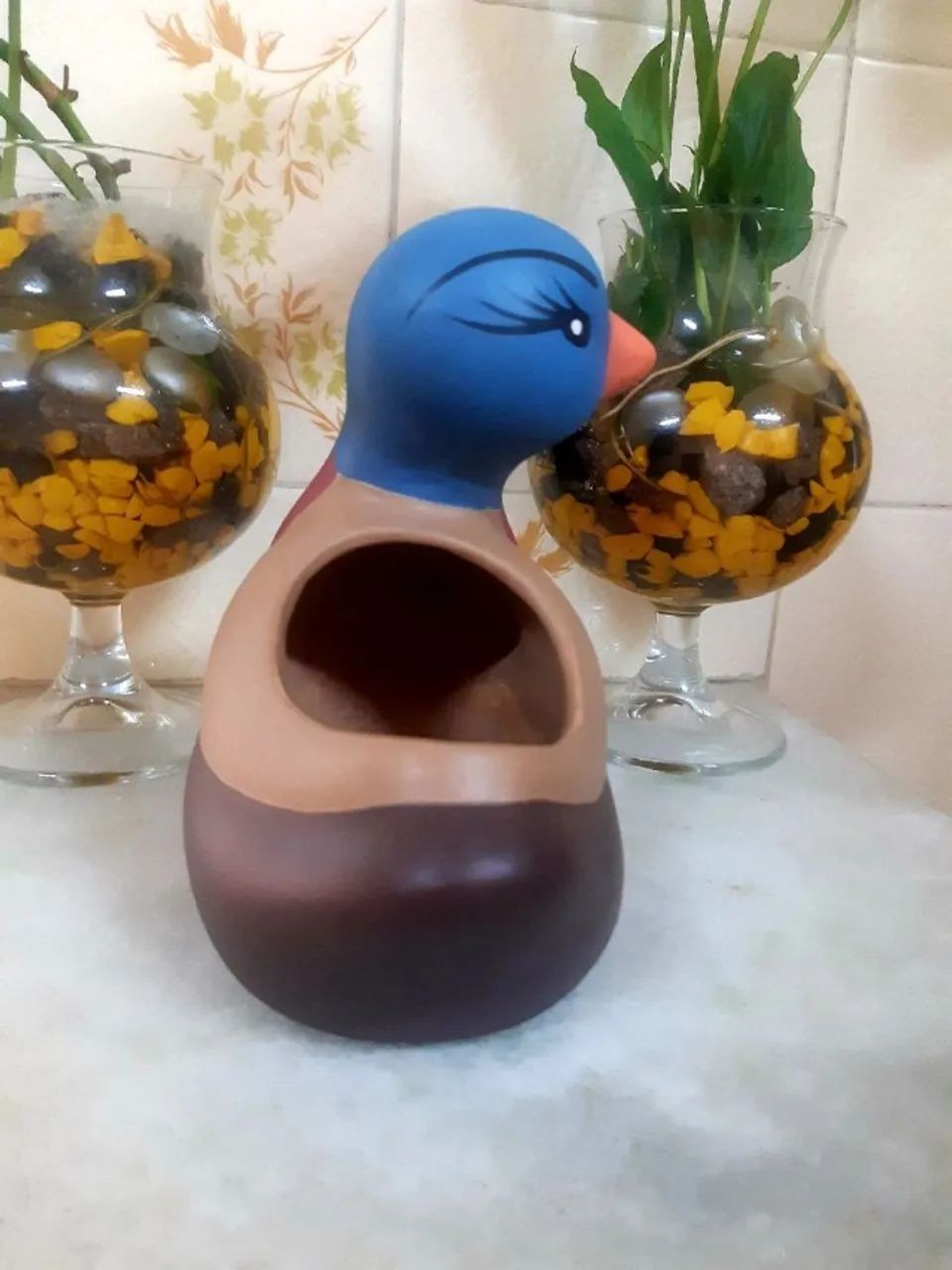 cachepó em barro Pato - Foto 2