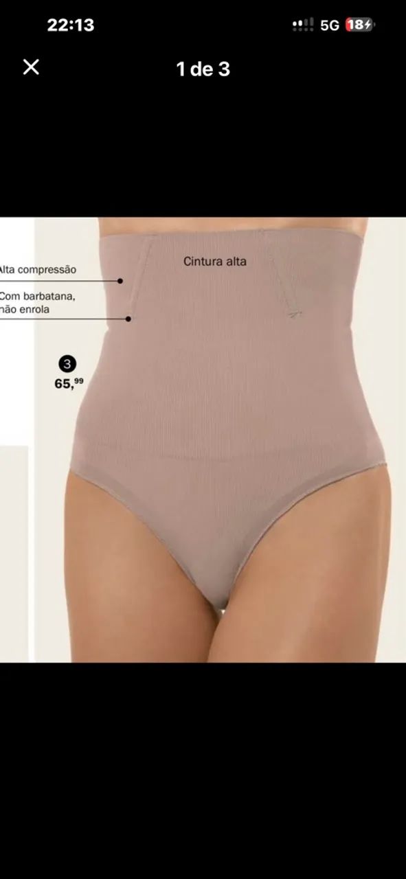 Calcinha modeladora 