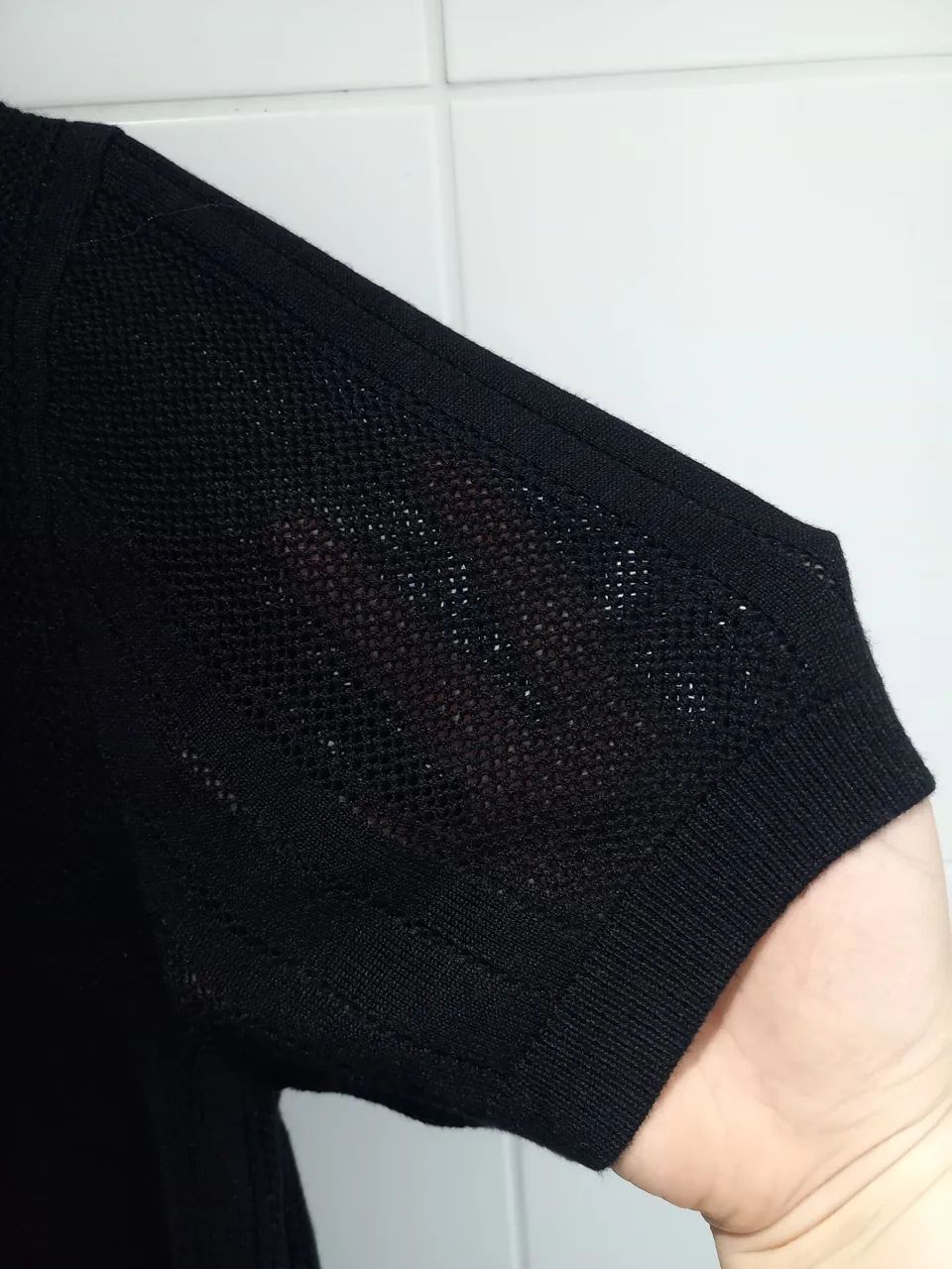 Polo mesh masculina  - Foto 3